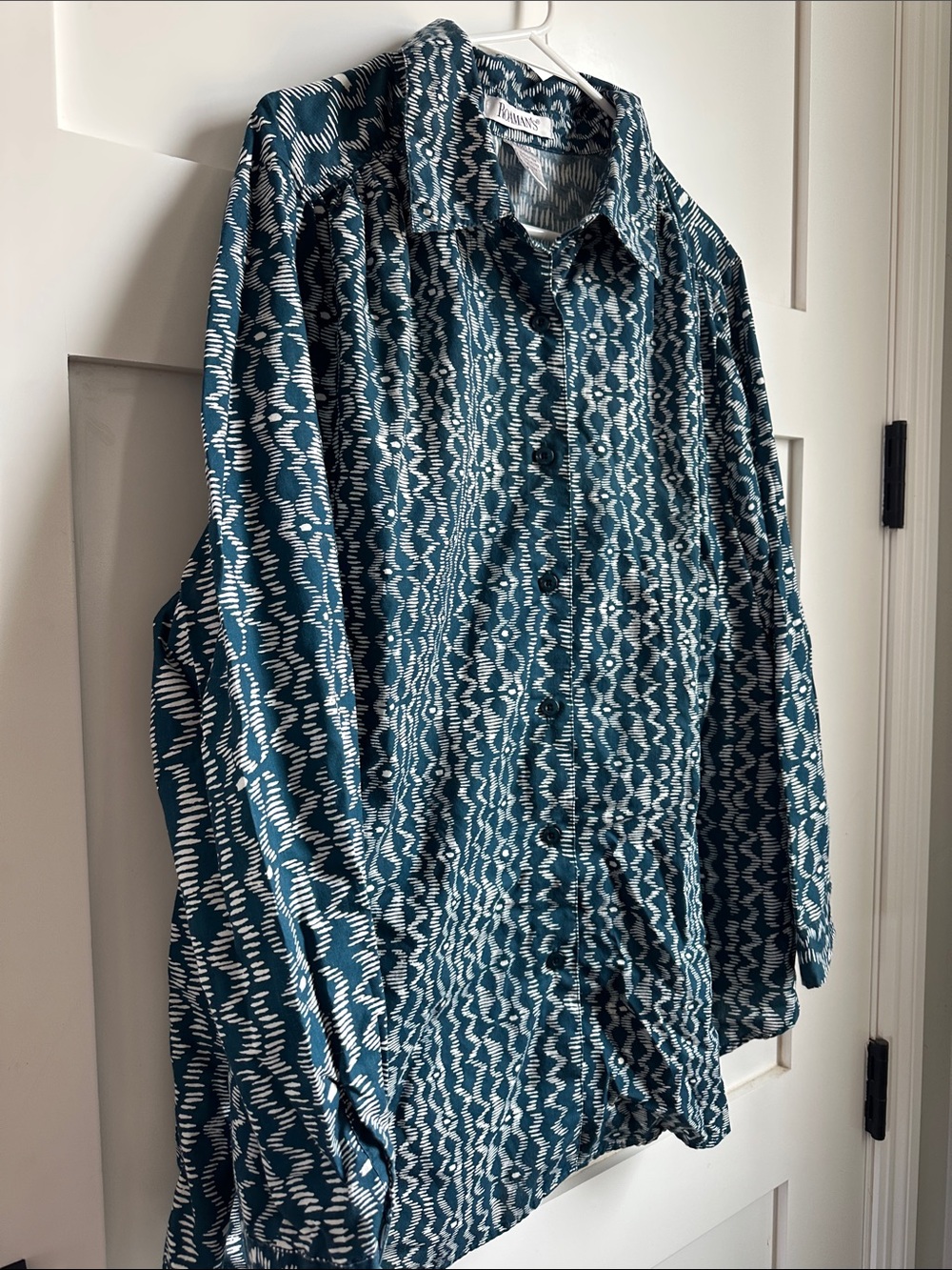 ROAMAN'S Button Up Shirt 1X